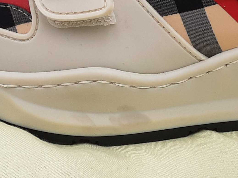 Burberry Low Top Ramsey Check Sneakers Size 40 Eb0425lxzsa