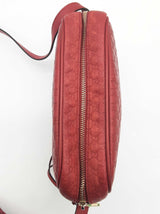 Gucci 449413 Bree Red Microguccissima Leather Crossbody Bag Do0525oxzde