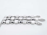 Bvlgari Lucèa Diamond & 18k White Gold Drop Necklace 22.7g 18 Inch Fw0326orzxdu