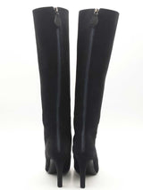 Bottega Veneta Black Suede Knee High Boots Size 36 Eb0925crsa