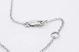 1.37ctw Diamond Pendant Necklace 14k White Gold 2.2 Grams 16 Inch Eb1125wcrxsa