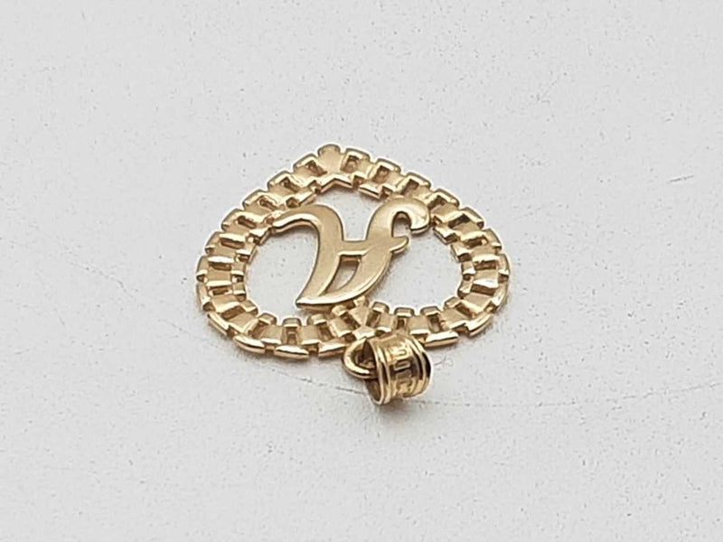 10k Yellow Gold 1.7 Grams Letter A Pendant Aa0825prsa