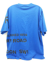 Burberry Horseferry Print Blue Cotton Tshirt Size M Do0926rxde