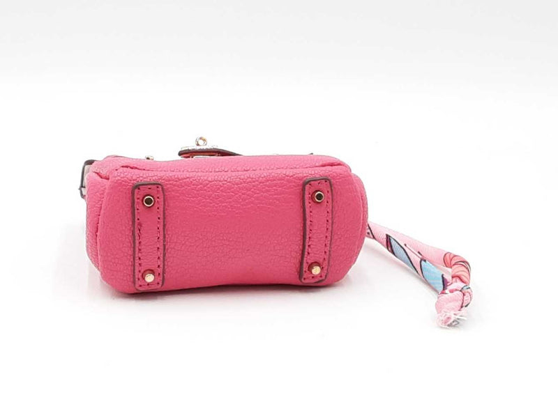 Mini Exquisite Bag Charm In Fucshia Fw0825idu
