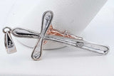 18k White Gold Crucifix Pendant 3 Grams Eb0926oxzde