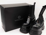 Versace Medusa Anthem Platform Boots Size 38 Sd0925lrzde