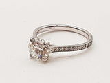 1.85 Cttw Lab Grown Diamonds 14k White Gold 2.5g Ring Size 6.25 Do0326ccrde