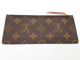 Louis Vuitton Brown Monogram Coated Canvas Zipped Insert Pouch Do0926lrxde