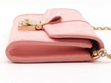 Mcm Tracy Visetos Chain Wallet Pink Aa0926ozxsa