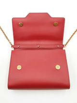 Dolce & Gabbana Welcome Shoulder Bag In Red Leather Fw0725lcrdu