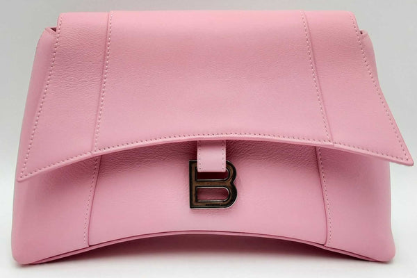 Balenciaga Downtown Pink Leather Shoulder Bag Eb1024pcrdu