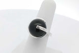 Gucci Onyx Boule 925 Sterling Silver Ring 9 Grams Size 6 Eb0926oxzsa