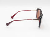 Ralph Lauren Cat-eye Sunglasses In Burgundy Acetate With Brown Lenses Fw1026oxdu