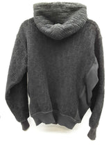 Christian Dior Black Oblique Jacquard Hooded Sweater Size Sm Do0425pxzde