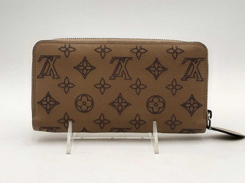 Louis Vuitton Monogram Mahina Bloom Rose Beige Wallet Aa0625oxzsa