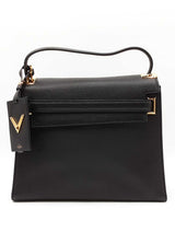 Valentino My Rockstud Black Leather Top Handle Bag Eb0726cxzdu