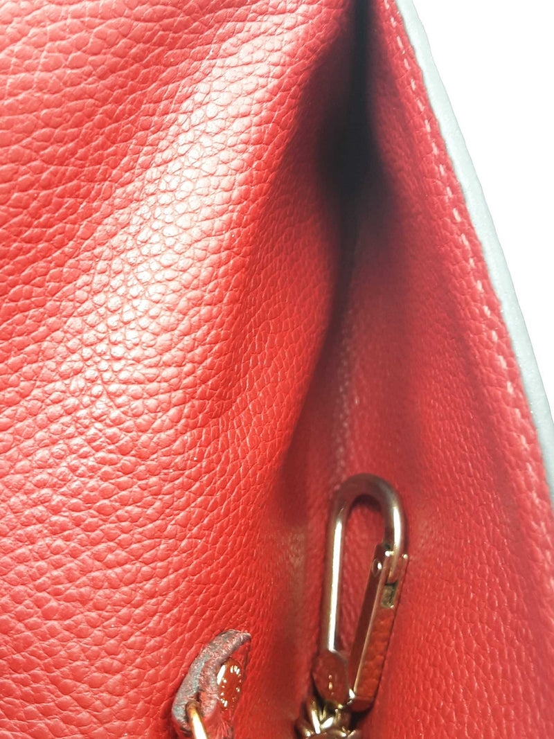 Louis Vuitton Monogram Empreinte Red Key Pouch Eb0225rxsa