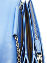 Bottega Veneta Intrecciato Leather Wallet With Chain Eb0826pxzde