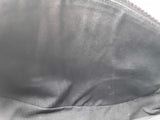 Christian Dior Black Grained Leather Saddle Bag Do0725loxzde