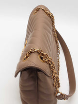 Louis Vuitton Taupe Leather New Wave Chain Bag Eb1026lxxzde