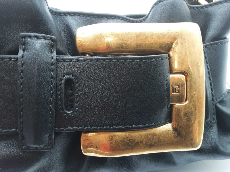 Balmain Mini Anthem Black Leather Handbag Do0725cxzde