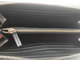 Versace Zip Around Leather Wallet Black Aa1025crsa