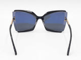 Tom Ford Gia Butterfly Sunglasses In Black Acetate With Grey Lenses Fw0726lordu