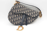 Christian Dior Oblique Jacquard Saddle Bag Eb0826loxzde
