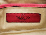 Valentino Rockstud Camera Crossbody Bag In Fuschia Leather Fw0625ozxdu