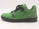 Louis Vuitton Trainer Green Shoes Size 9 Aa0126pzxsa