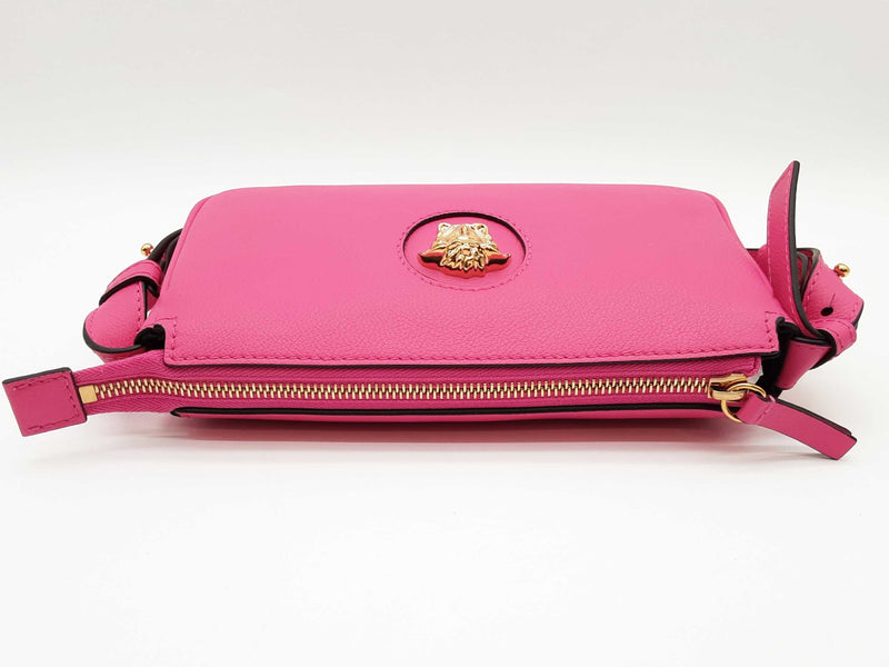 Versace La Medusa Fuchsia Leather Shoulder Bag Sd1025wzxde