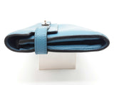 Hermes Kelly Teal Blue Epsom Wallet Do0826lxzxde