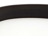 Saint Laurent Ysl Monogram Leather Belt Brown Size 24-28 Aa0726lrzsa