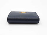 Prada Small Wallet In Navy Blue Saffiano Leather Fw0626wrzdu
