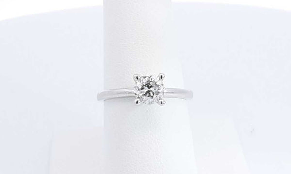 14k White Gold Lab Grown Diamond Solitaire Ring Size 7.5 Ebpcedu 144020004854