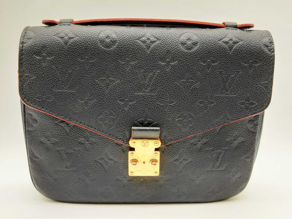 Louis Vuitton Metis Blue Monogram Empriente Red Trim Crossbody Bag Do1124lxzxde