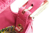 Fendi Embossed Logo Pink Nappa Leather Baguette Shoulder Bag Eb0826sxzde
