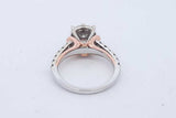 1.1cttw Diamond Ring In 14k White Gold 5.2 Grams Size 7 Eb0226rxzde