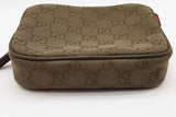 Gucci Monogram Olive Green Canvas Crossbody Bag Eb1025pxzde