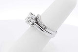 1.55cttw Diamond 14k White Gold Ring 7.7 Grams Size 6 Eb0626oxxzsa