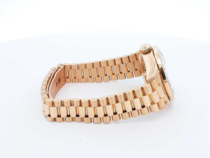 Rolex Oyster Perpetual Datejust President Watch In 18k Yellow Gold & Diamonds 26mm 71.5 Grams Fw0825ixzdu