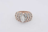 2.43cttw Diamond Ring In 14k Yellow Gold 8.8 Grams Size 6.75 Eb0226llxzsa