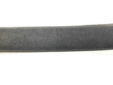 Versace La Medusa Navy Blue Leather Belt Size 90/36 Sd0526rzdu