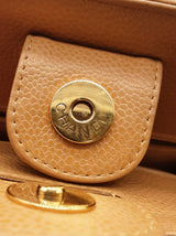 Chanel Tan Quilted Caviar Leather Shopping Tote Shoulder Bag Do0626crxde