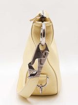 Burberry Knight Small Shoulder Bag In Mimosa Yellow Grained Leather Fw1225wrxdu