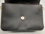 Michael Kors Carmen Convertible Black Leather Crossbody Bag Do0225pxde