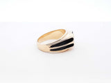 0.25 Ctw Recessed Diamond & 14k Yellow Gold Ring 11.5 Gram Size 9.5 Fw00825rxzdu