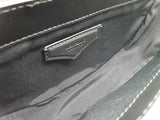 Mont Blanc 3.0 Lock Round Black Embossed Leather Messenger Bag Do0526oxzde