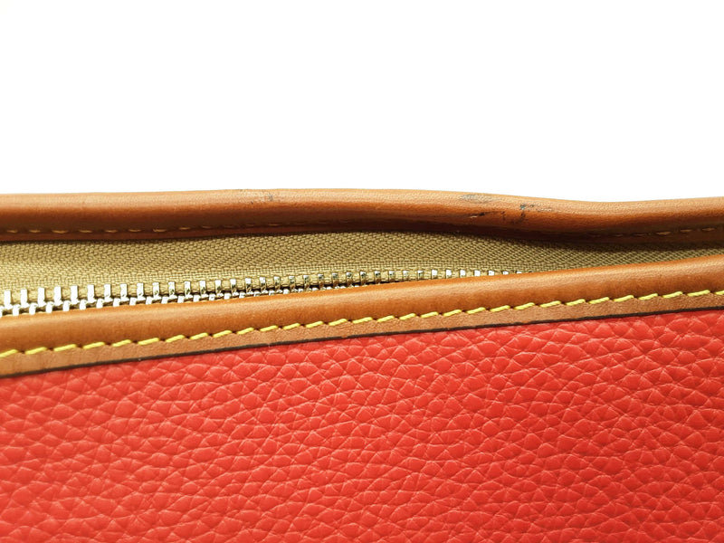 Dooney & Bourke Red Pebble Grain Small Zip Sac Sd1025wzde