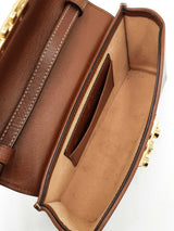 Gucci Padlock Bag In Gg Supreme Coated Canvas & Black Leather Fw0626orzdu